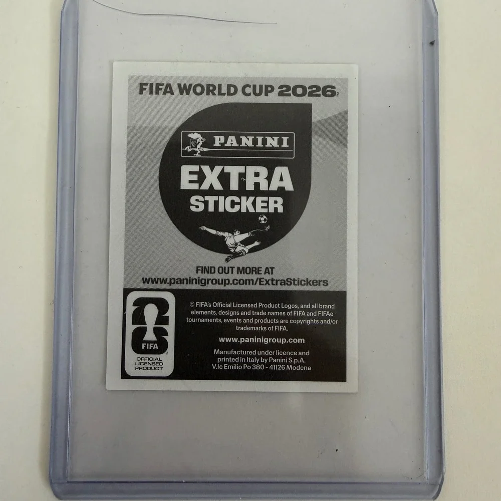 2026 Panini FIFA World Cup Federico Valverde Uruguay Extra Sticker